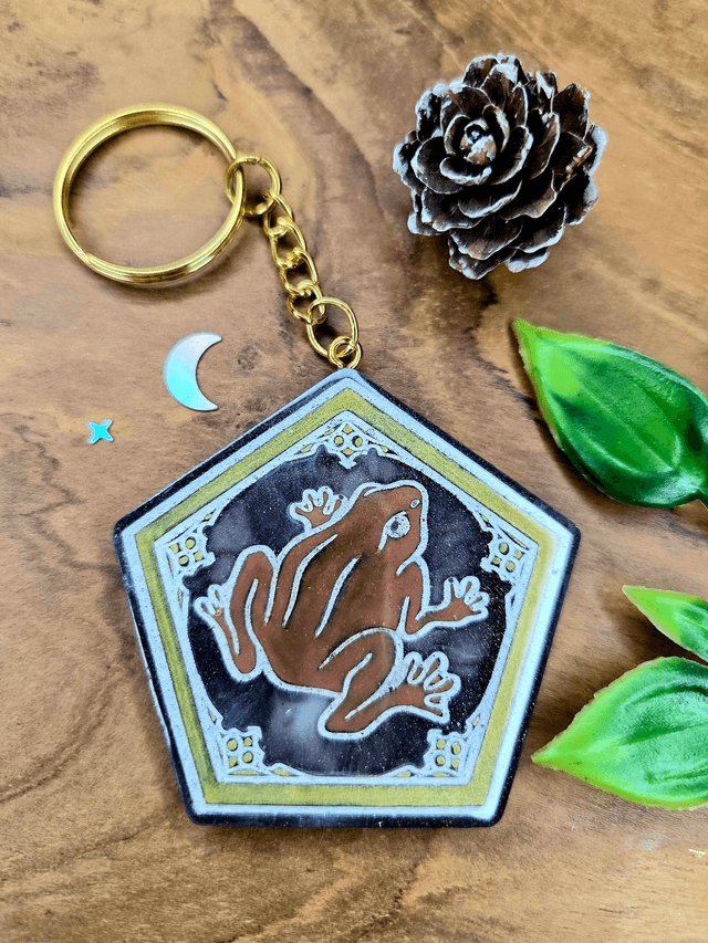 Porte-clés Chocogrenouille